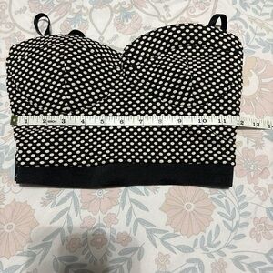 Sans Souci Black and White Polka Dot Top